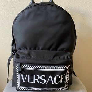 Versace’s Nylon 90’s Vintage Logo Backpack